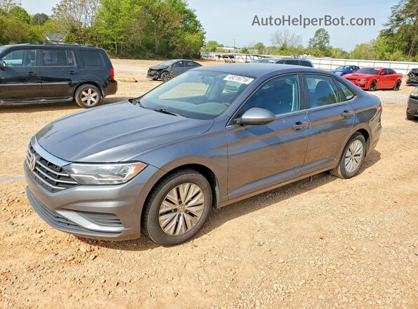 3VWC57BU2KM179727 2019 VOLKSWAGEN JETTA Серый Передняя левая четверть