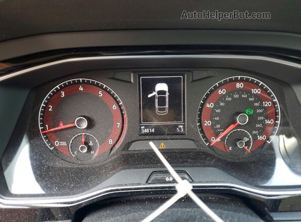 3VWC57BU3MM098934 2021 VOLKSWAGEN JETTA Белый Вид щитка приборов