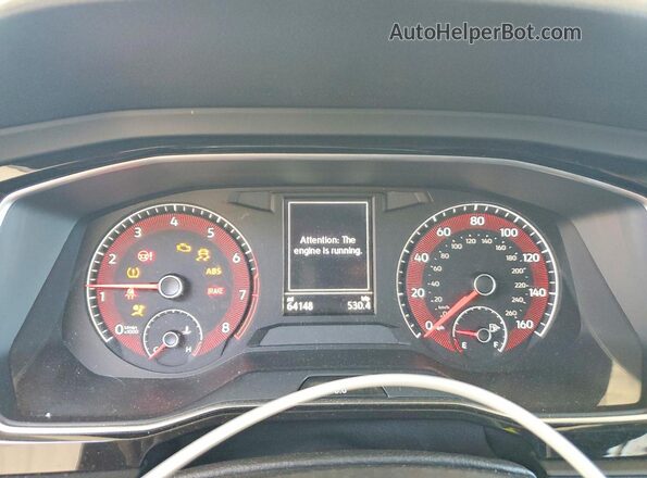 3VWC57BU3MM103761 2021 VOLKSWAGEN JETTA Gray Vista del cuadro de instrumentos