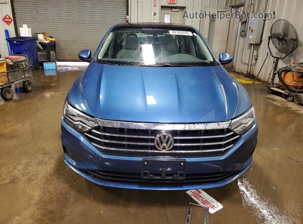 3VWC57BU4KM005271 2019 VOLKSWAGEN JETTA Синий Вид спереди