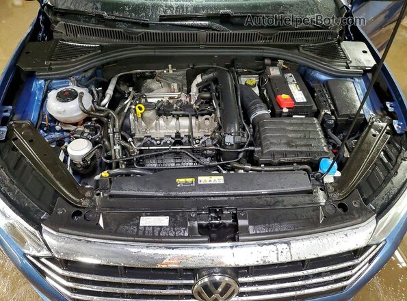3VWC57BU4KM005271 2019 VOLKSWAGEN JETTA Синий Вид задней части салона