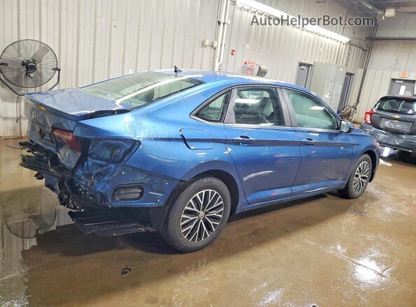 3VWC57BU4KM005271 2019 VOLKSWAGEN JETTA Синий Задняя правая четверть