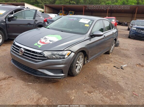 3VWC57BU5KM204717 2019 VOLKSWAGEN JETTA Gray Vista tres cuartos delantera izquierda