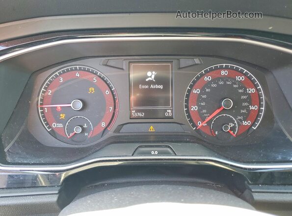 3VWC57BU5KM225518 2019 VOLKSWAGEN JETTA Серебряный Вид щитка приборов