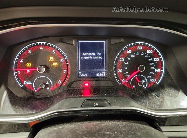 3VWC57BU6MM091184 2021 VOLKSWAGEN JETTA Gray Вид щитка приладів