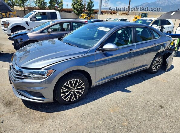 3VWC57BUXLM083586 2020 VOLKSWAGEN JETTA Угольный Передняя левая четверть