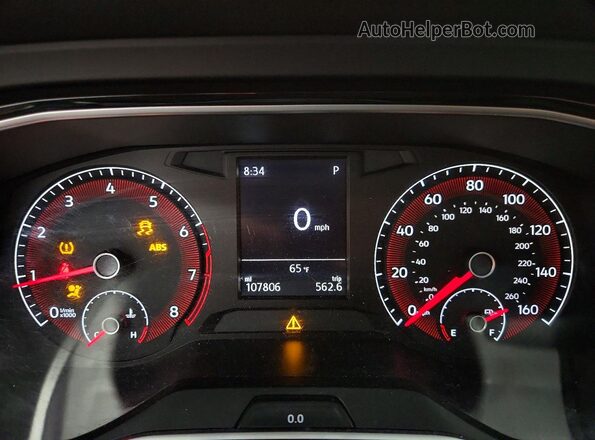 3VWCB7BU0LM020103 2020 VOLKSWAGEN JETTA Серый Вид щитка приборов