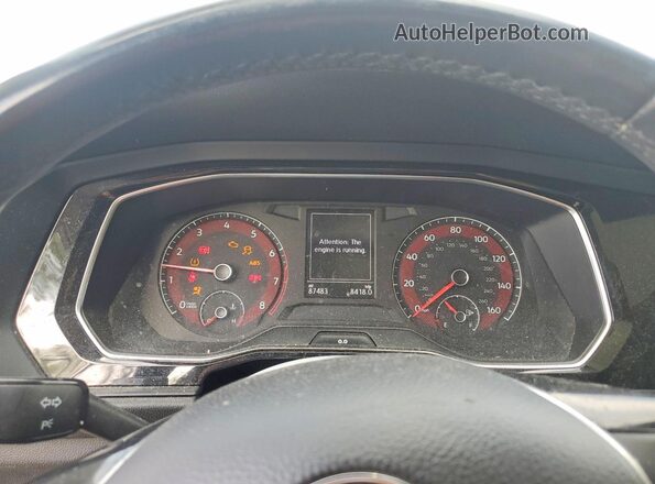 3VWCB7BU1KM200916 2019 VOLKSWAGEN JETTA Серый Вид щитка приборов