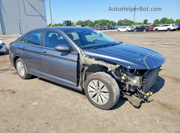 3VWCB7BU2KM246786 2019 VOLKSWAGEN JETTA Gray წინა მარჯვენა