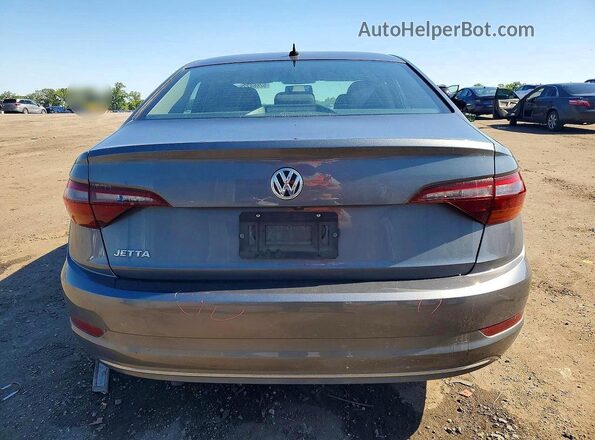 3VWCB7BU2KM246786 2019 VOLKSWAGEN JETTA Gray უკანა ხედი