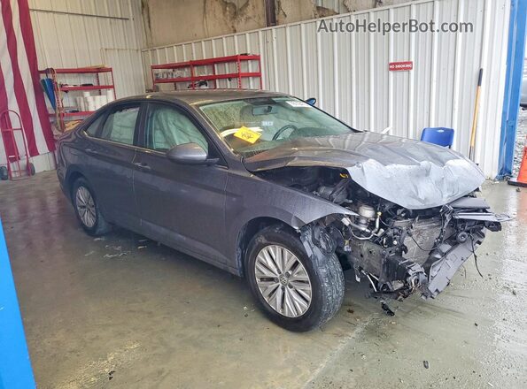 3VWCB7BU3KM196674 2019 VOLKSWAGEN JETTA Угольный Передняя правая четверть