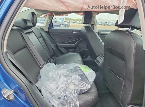 3VWCB7BU4LM040953 2020 VOLKSWAGEN JETTA Синий Вид задних сидений