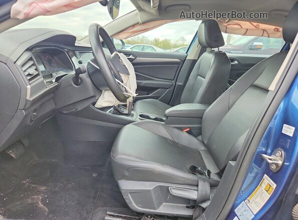 3VWCB7BU4LM040953 2020 VOLKSWAGEN JETTA Синий Вид салона спереди