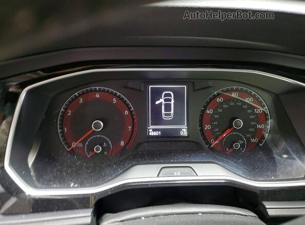 3VWCB7BU5LM031906 2020 VOLKSWAGEN JETTA Белый Вид щитка приборов