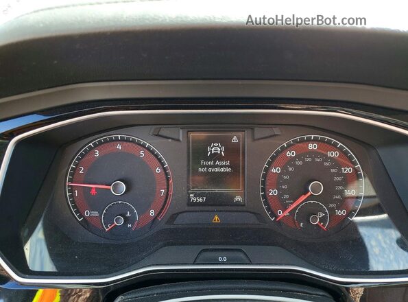 3VWCB7BU6LM053204 2020 VOLKSWAGEN JETTA Черный Вид щитка приборов