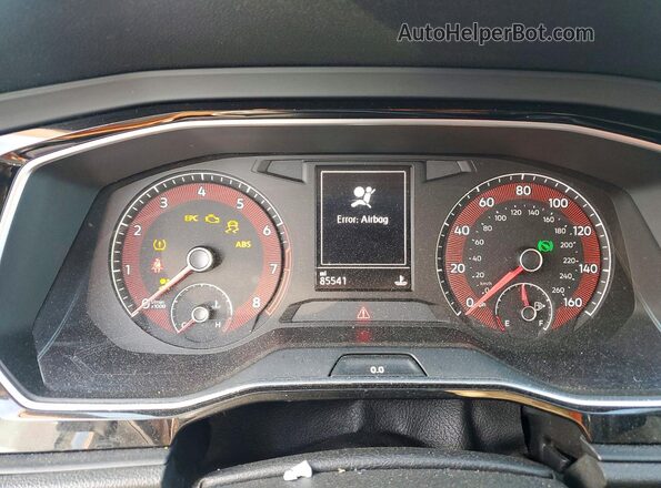 3VWCB7BU7KM153312 2019 VOLKSWAGEN JETTA Синий Вид щитка приборов