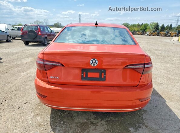 3VWCB7BU7LM059772 2020 VOLKSWAGEN JETTA Оранжевый Вид сзади