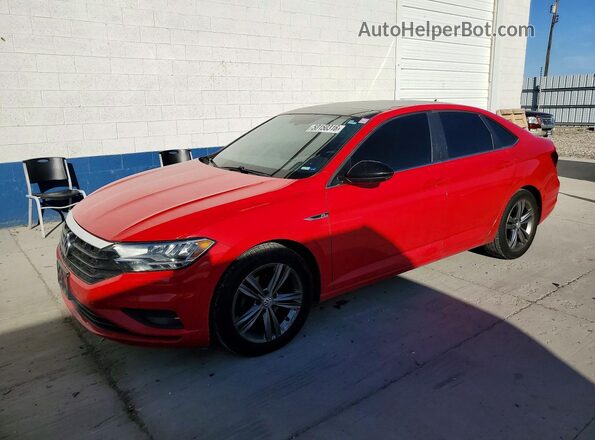 3VWCB7BU8LM032399 2020 VOLKSWAGEN JETTA Красный Передняя левая четверть