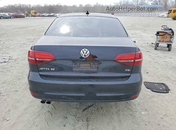 3VWD67AJ3GM210600 2016 VOLKSWAGEN JETTA Black Вид ззаду