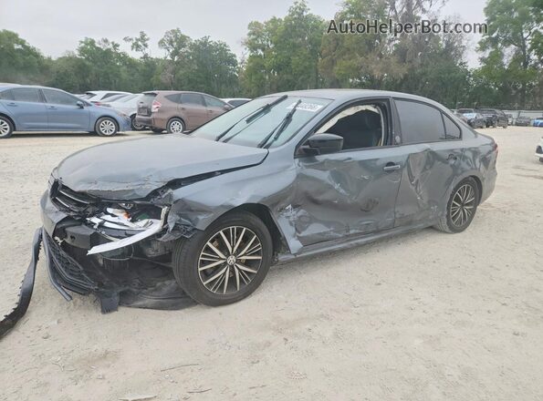 3VWDB7AJ3JM222989 2018 VOLKSWAGEN JETTA Gray Przód lewy