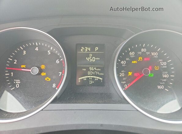 3VWDB7AJ3JM222989 2018 VOLKSWAGEN JETTA Gray Widok zestawu wskaźników