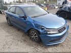2017 Volkswagen Jetta 1.4t Se Синий vin: 3VWDB7AJ4HM309682