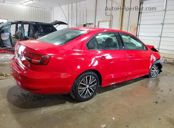 3VWDB7AJ5JM256772 2018 VOLKSWAGEN JETTA Красный Задняя правая четверть