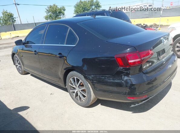 3VWDB7AJ6HM400548 2017 VOLKSWAGEN JETTA Черный Задняя левая четверть