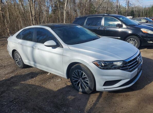 3VWE57BU6KM135237 2019 VOLKSWAGEN JETTA Белый Передняя правая четверть