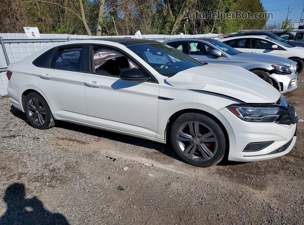 3VWE57BU8KM018534 2019 VOLKSWAGEN JETTA Белый Передняя правая четверть