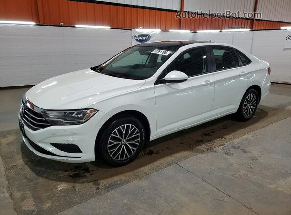 3VWEB7BU5LM069130 2020 VOLKSWAGEN JETTA Белый Передняя левая четверть