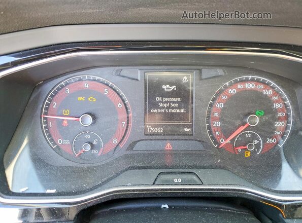 3VWEB7BU6LM072568 2020 VOLKSWAGEN JETTA Black ხელსაწყოთა პანელის ხედი