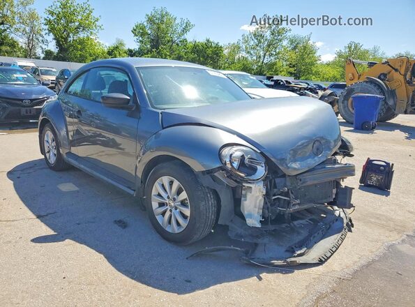 3VWFD7AT1JM701318 2018 VOLKSWAGEN BEETLE Серый Передняя правая четверть