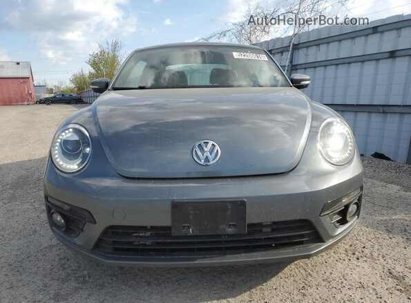 3VWJ17AT0HM632828 2017 VOLKSWAGEN BEETLE Gray Widok naklejki z numerem VIN