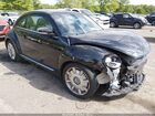 2018 Volkswagen Beetle 2.0t Se Black vin: 3VWJD7AT3JM714176