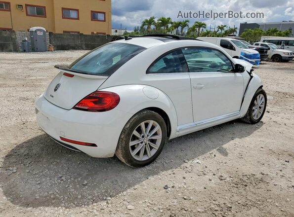 3VWJD7AT4JM713117 2018 VOLKSWAGEN BEETLE Белый Задняя правая четверть