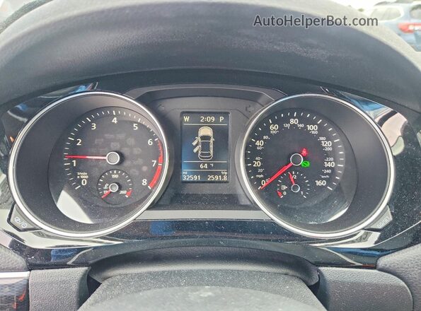3VWL17AJ5HM214675 2017 VOLKSWAGEN JETTA Черный Вид щитка приборов