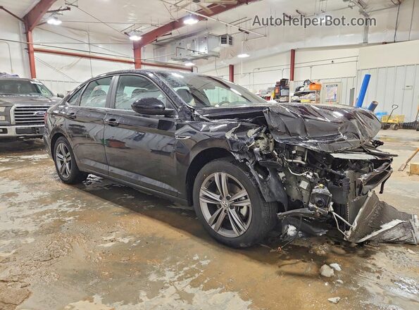 3VWN57BU0MM068752 2021 VOLKSWAGEN JETTA Black Przód prawy