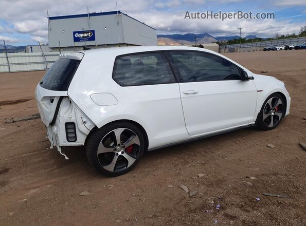 3VWT47AU2GM005183 2016 VOLKSWAGEN GTI Белый Задняя правая четверть