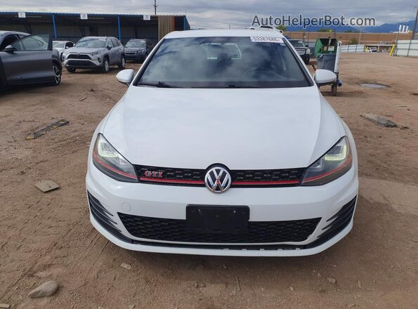 3VWT47AU2GM005183 2016 VOLKSWAGEN GTI Белый Вид спереди