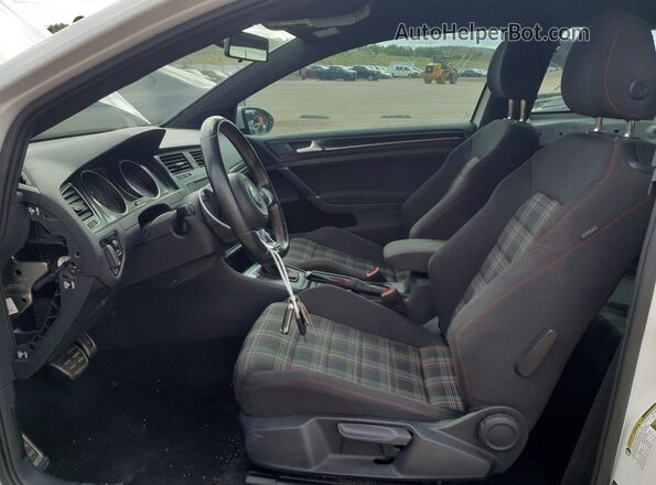 3VWT47AU2GM005183 2016 VOLKSWAGEN GTI Белый Вид салона спереди