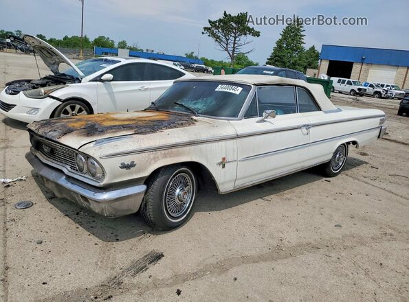 3W69Z105949 1963 FORD GALAXIE White Przód lewy