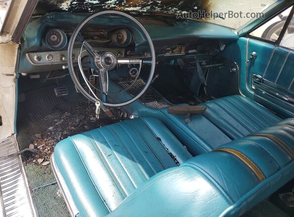 3W69Z105949 1963 FORD GALAXIE White Widok deski rozdzielczej