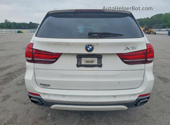 5UXKT0C32H0S81069 2017 BMW X5 Белый Вид салона спереди
