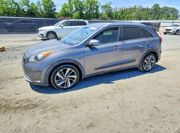 KNDCE3LC3H5090507 2017 KIA NIRO Серый Задняя левая четверть