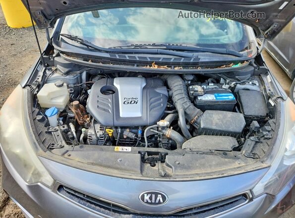 KNAFZ5A35G5592172 2016 KIA FORTE Серебряный Вид подкапотного пространства