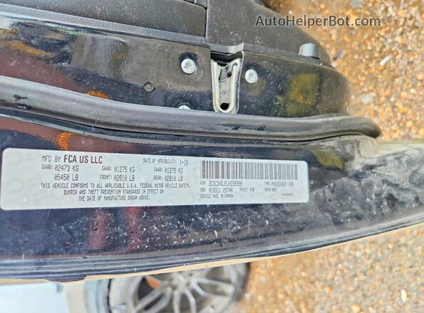 2C3CDXGJ5JH228599 2018 DODGE CHARGER Желто-коричневый Вид наклейки с VIN-кодом