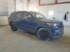 2021 Ford Explorer St Черный vin: 1FM5K8GC5MGB23669