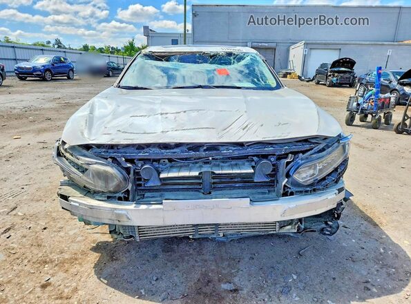 1HGCV1F56JA042175 2018 HONDA ACCORD Белый Вид сзади