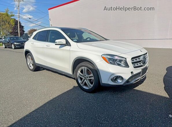 WDCTG4GB7JJ477053 2018 MERCEDES-BENZ GLA Белый Задняя левая четверть